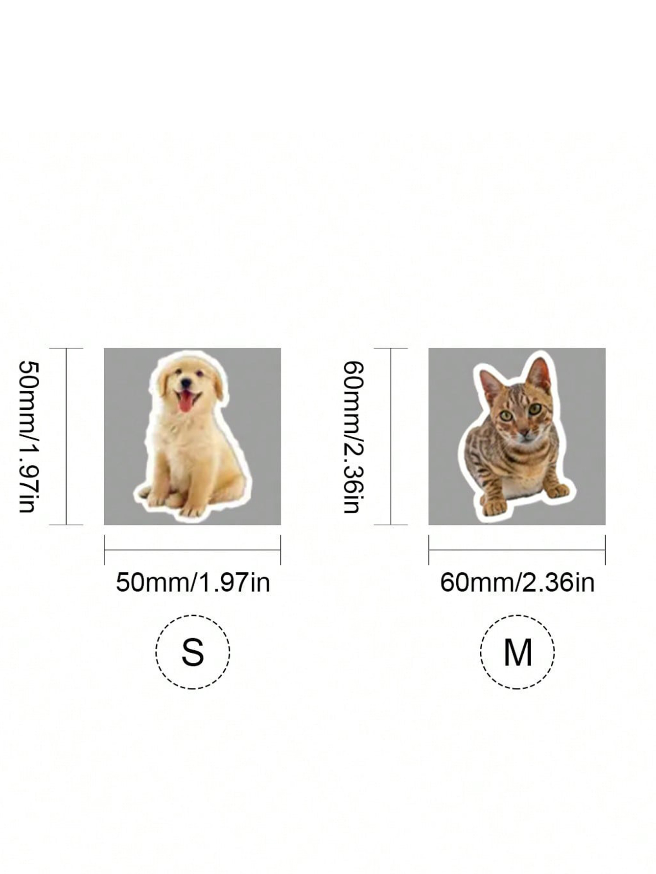 Customized Personalized Photo Stickers Pet Photo Stickers